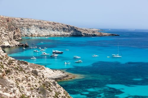 The Island of Lampedusa and its beauties