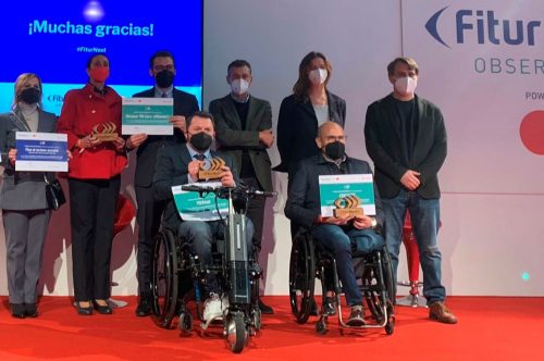 Albastar premiada en la feria Fitur de Madrid por su contribución a la accesibilidad en el turismo y el transporte aéreo